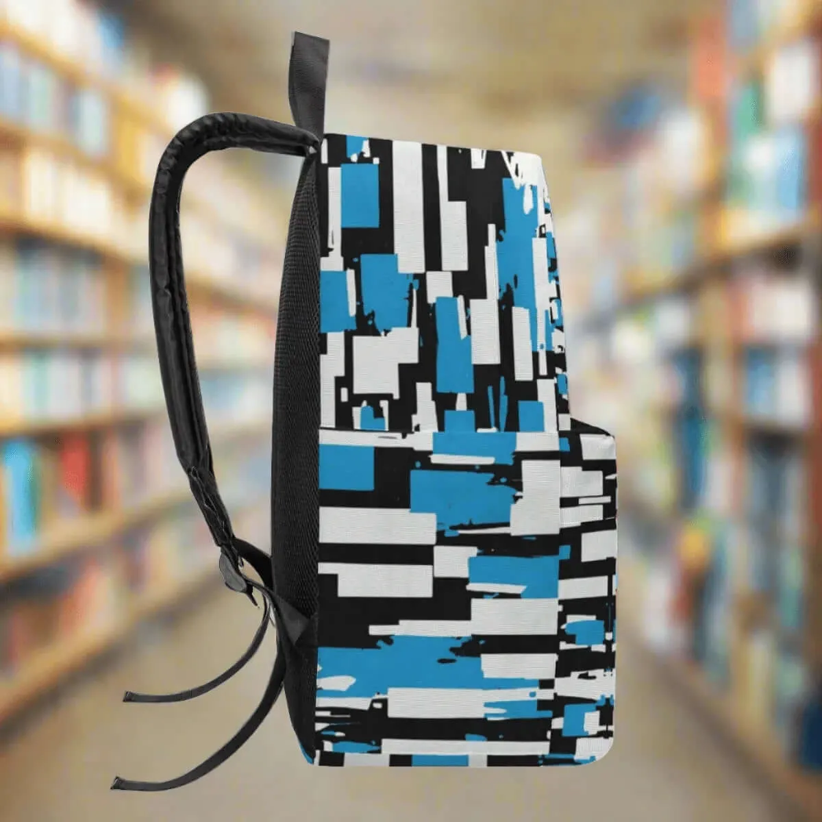 Azure Mosaic Blue Backpack