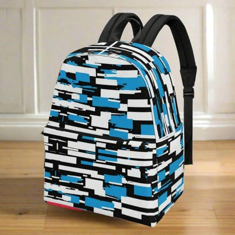 Azure Mosaic Blue Backpack