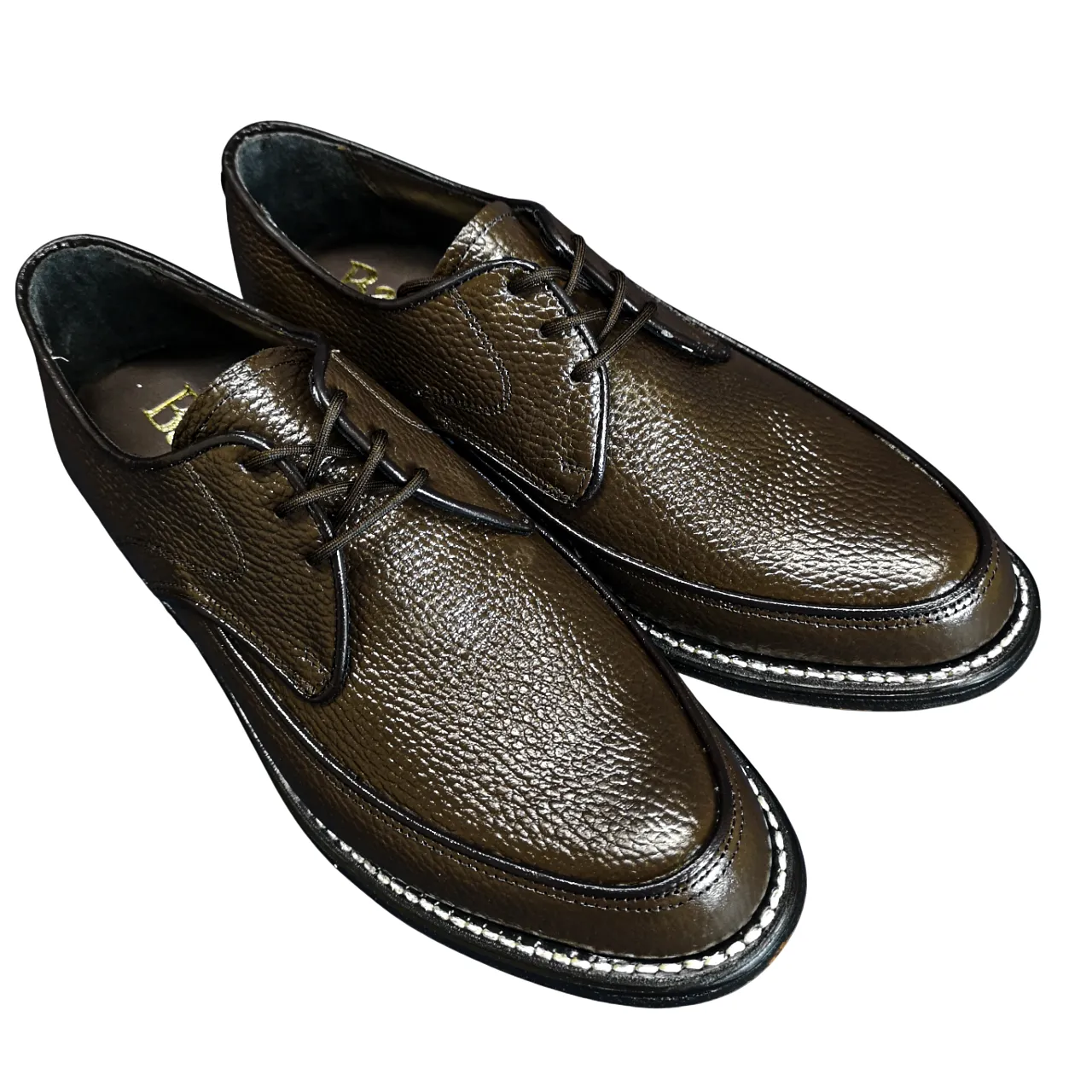 Barker Grain Leather Dark Brown Chesne Shoe