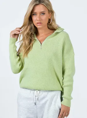 Bessy Knit Sweater Sage