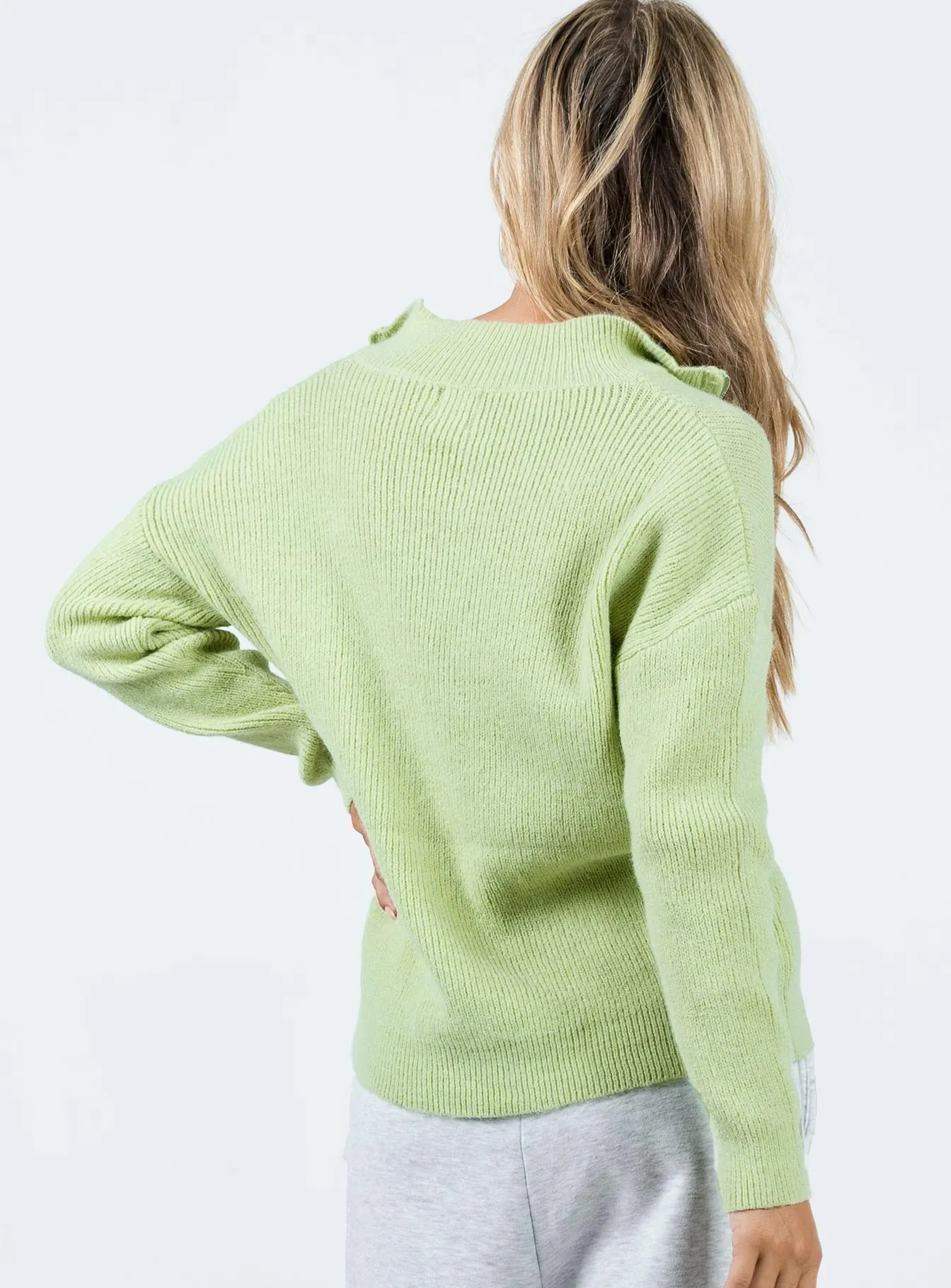 Bessy Knit Sweater Sage