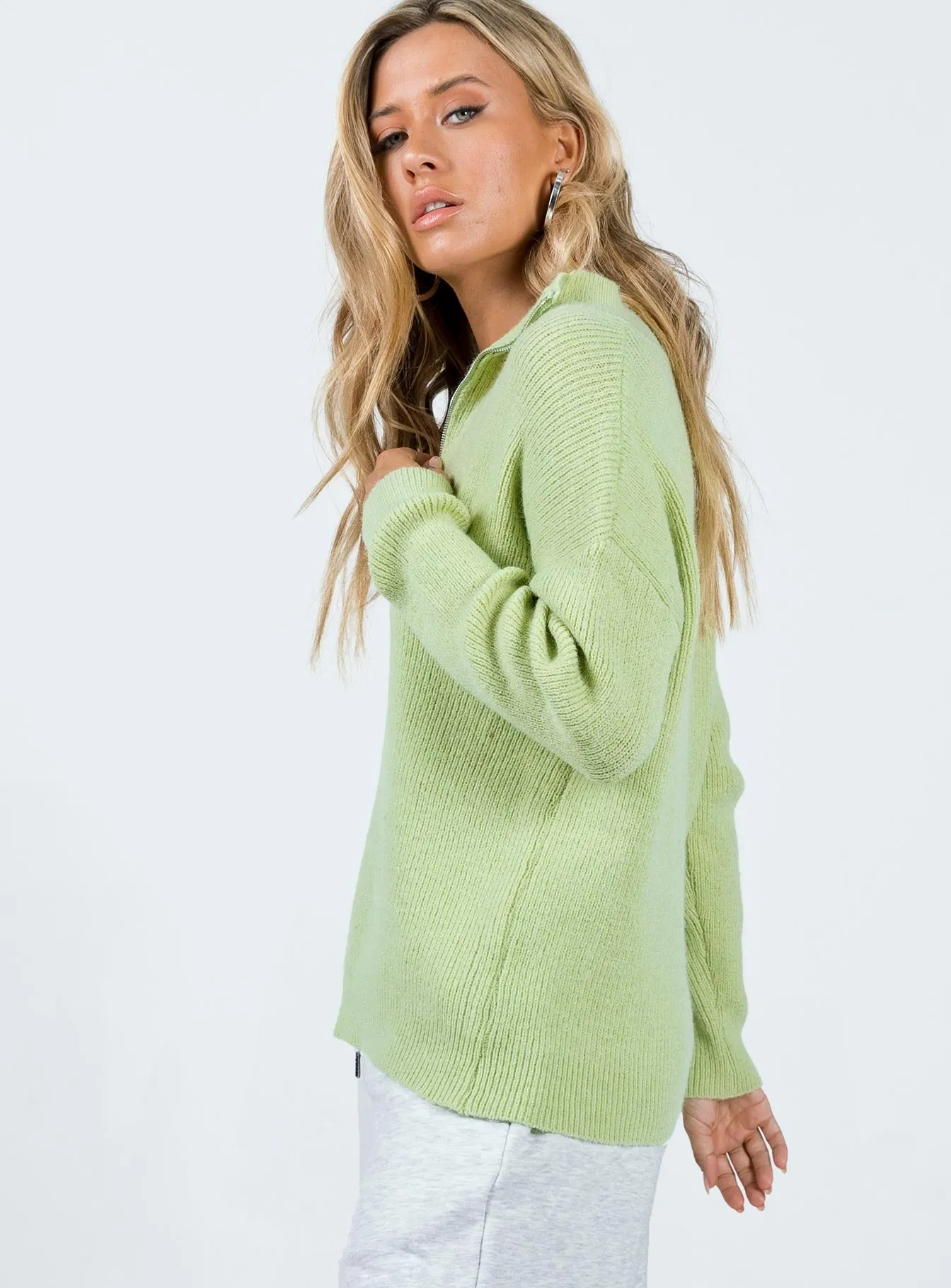 Bessy Knit Sweater Sage