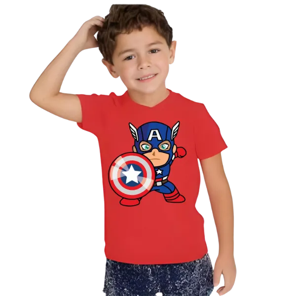 Captain America T Shirt For Kids