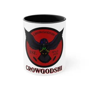 Crowgodshi First Generation Accent Coffee Mug, BURGUNDY