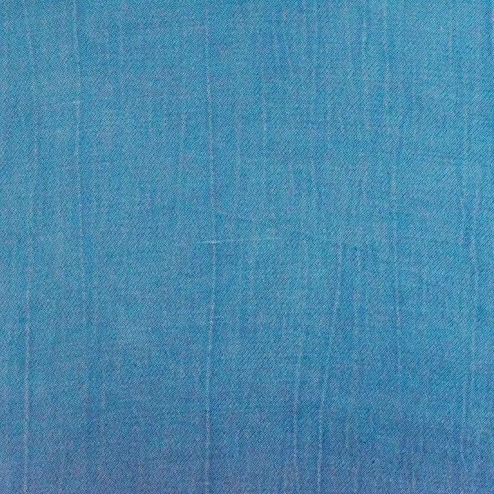 Diamond Blue Famous Designer Texture Rayon-Cotton Wash Liquid Twill Fabric