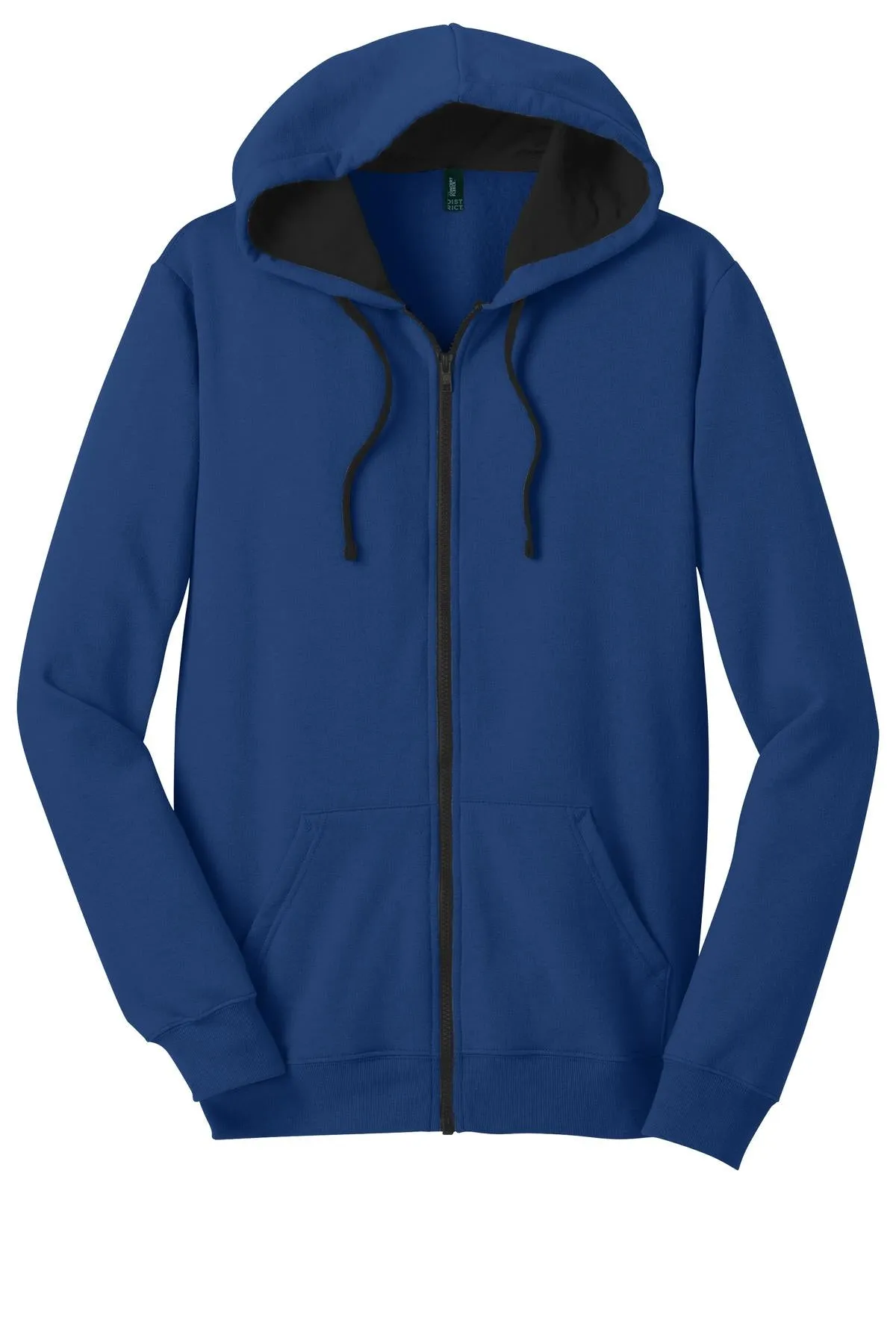 District The Concert Fleece Full-Zip Hoodie. DT800