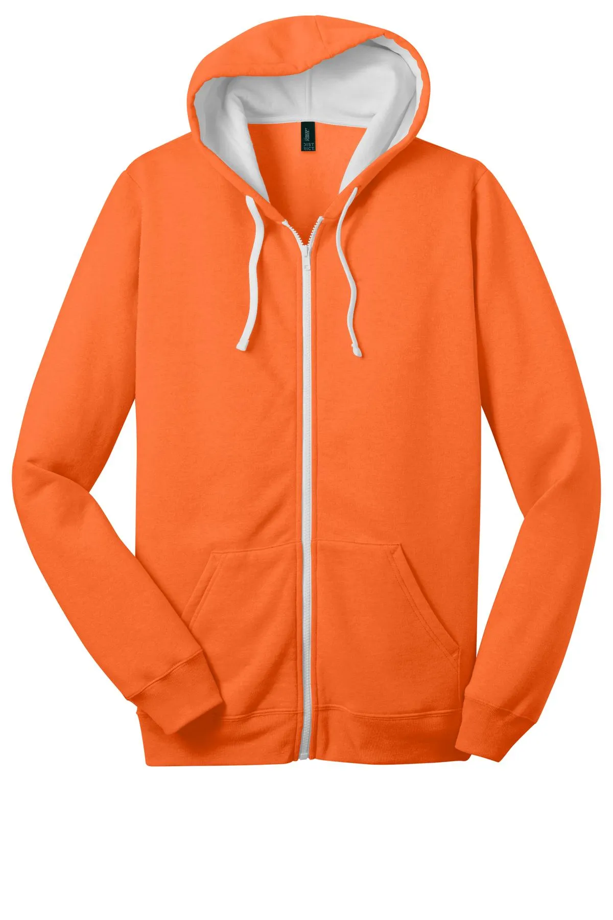 District The Concert Fleece Full-Zip Hoodie. DT800