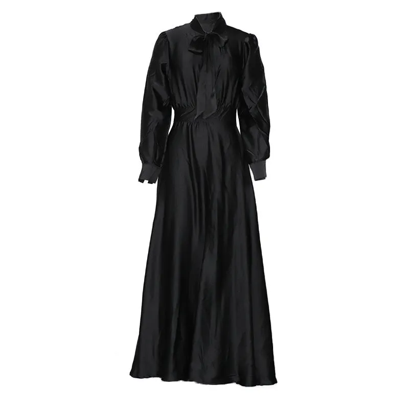 Elegant Versatile Women's Long-Sleeve Dress