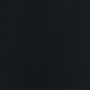 Glory Black Stripe Poly-Wool Woven Suiting Fabric