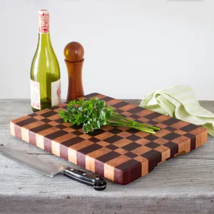 Jarrah & Sassafras Endgrain Cutting Board