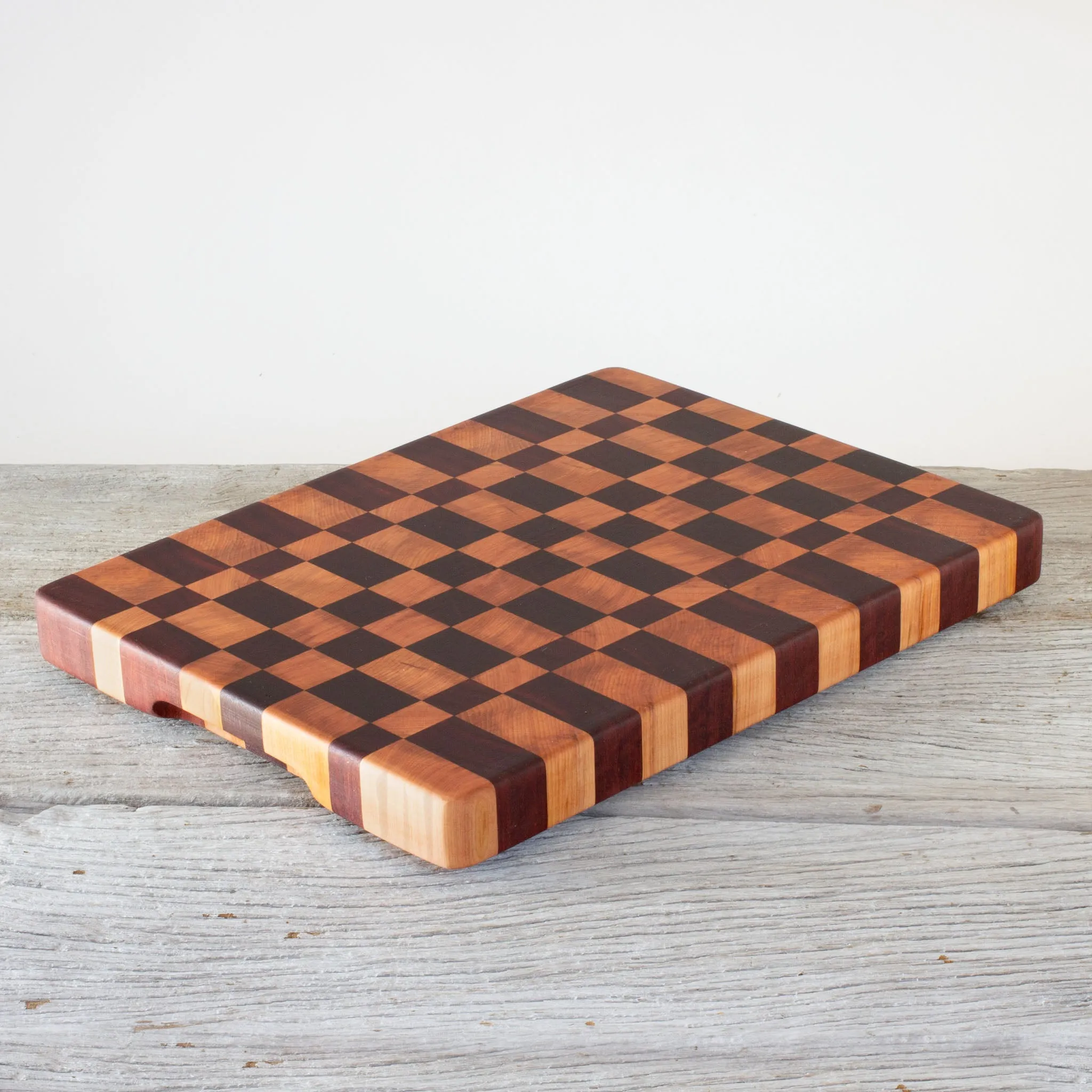 Jarrah & Sassafras Endgrain Cutting Board