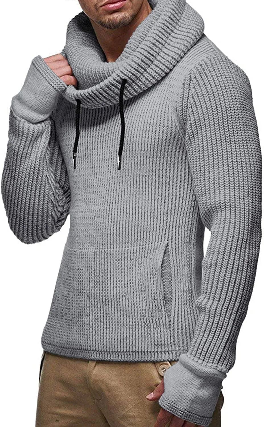 Knitted Pullover Turtleneck Sweater (US Only)