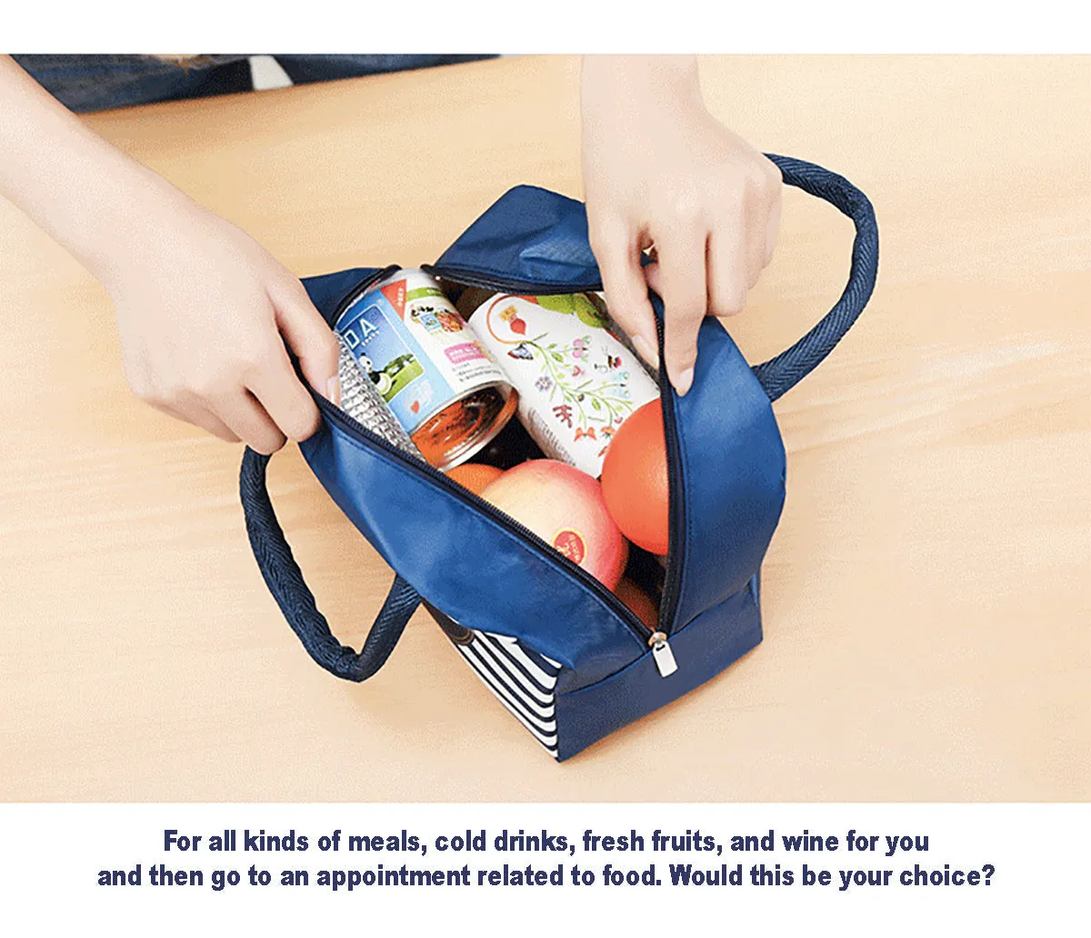 Lunch Box Insulated Bag Soft Leakproof Lunch Bag for Kids Men Women, Durable Thermal Lunch Pail for School Work Office | Fit 6 Cans-Coffee Bear