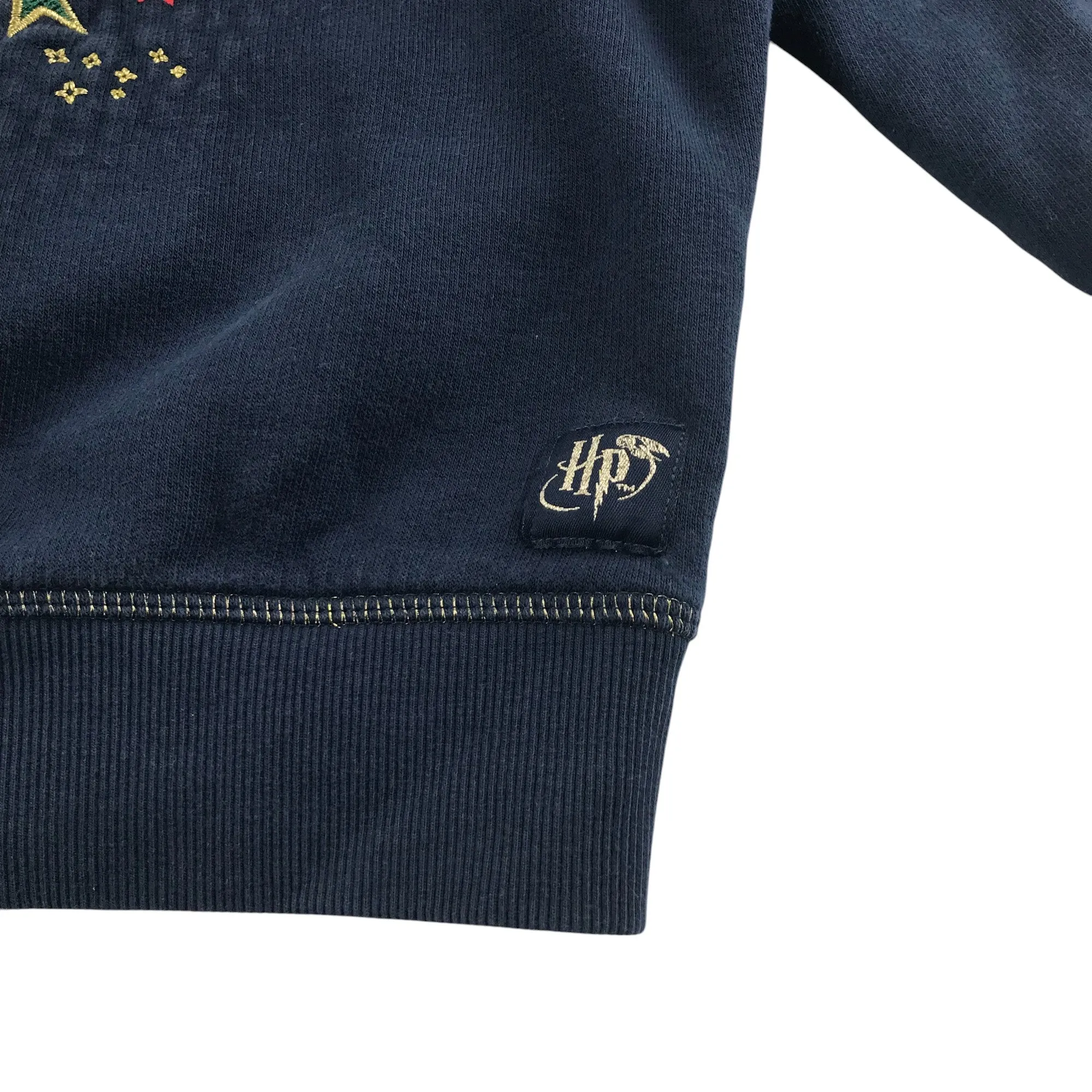 M&S sweater 6-7 years navy blue Harry Potter slightly cropped