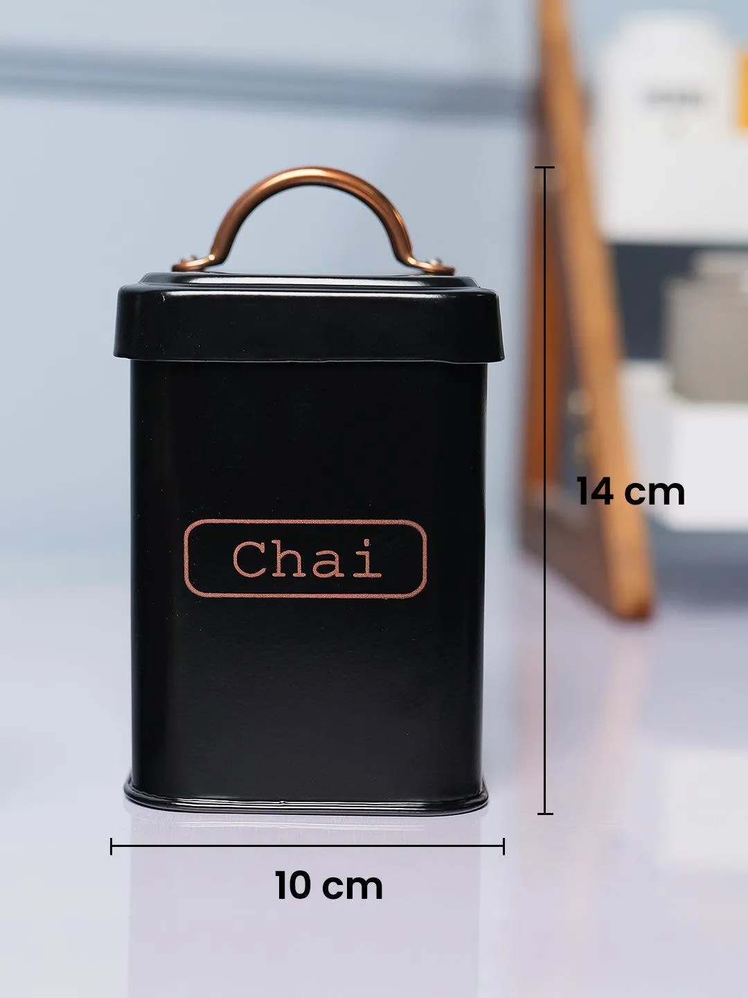 Market99 Black Chai   Chini Jar Set