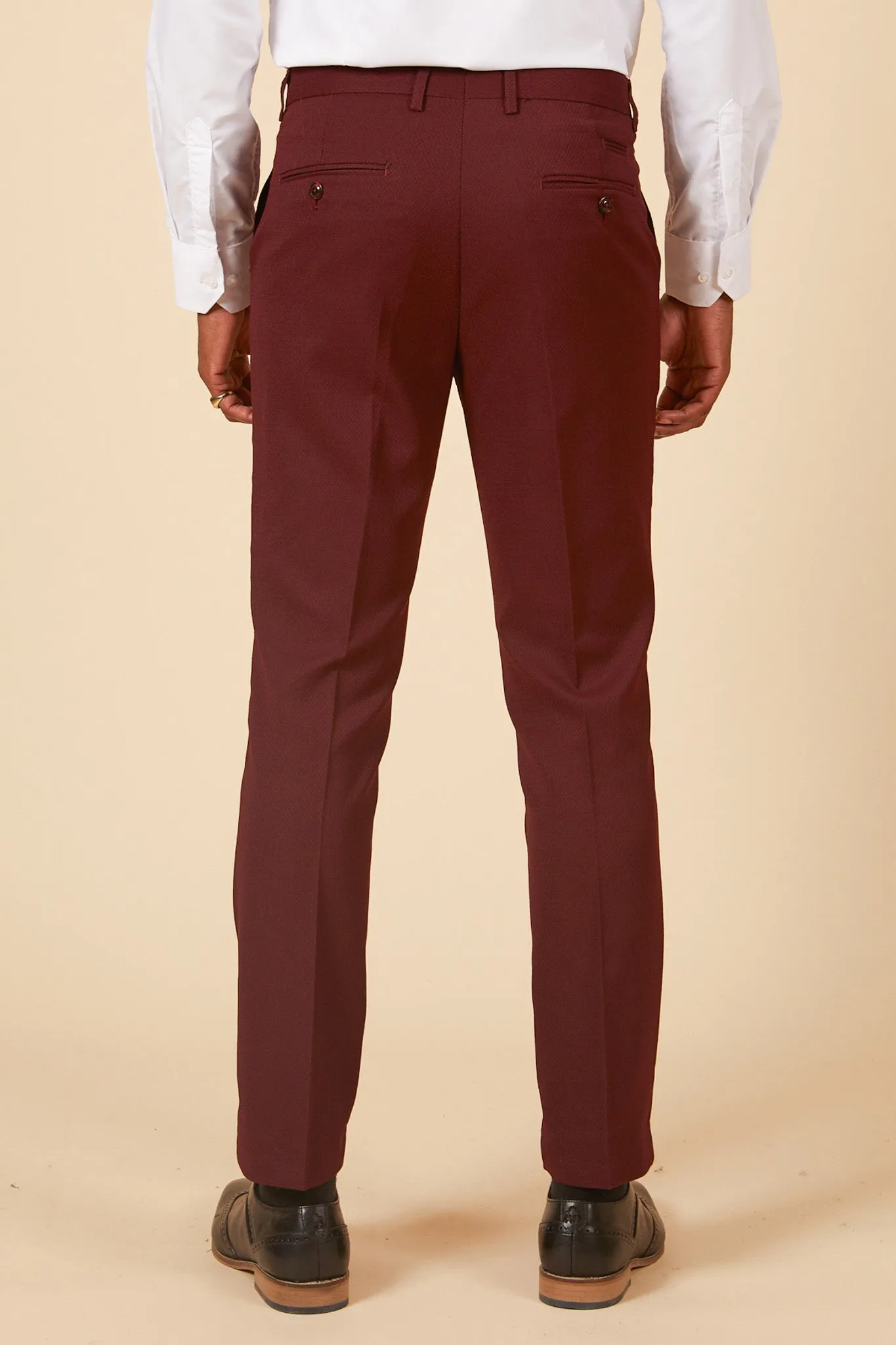 MAX - Wine Three Piece Suit