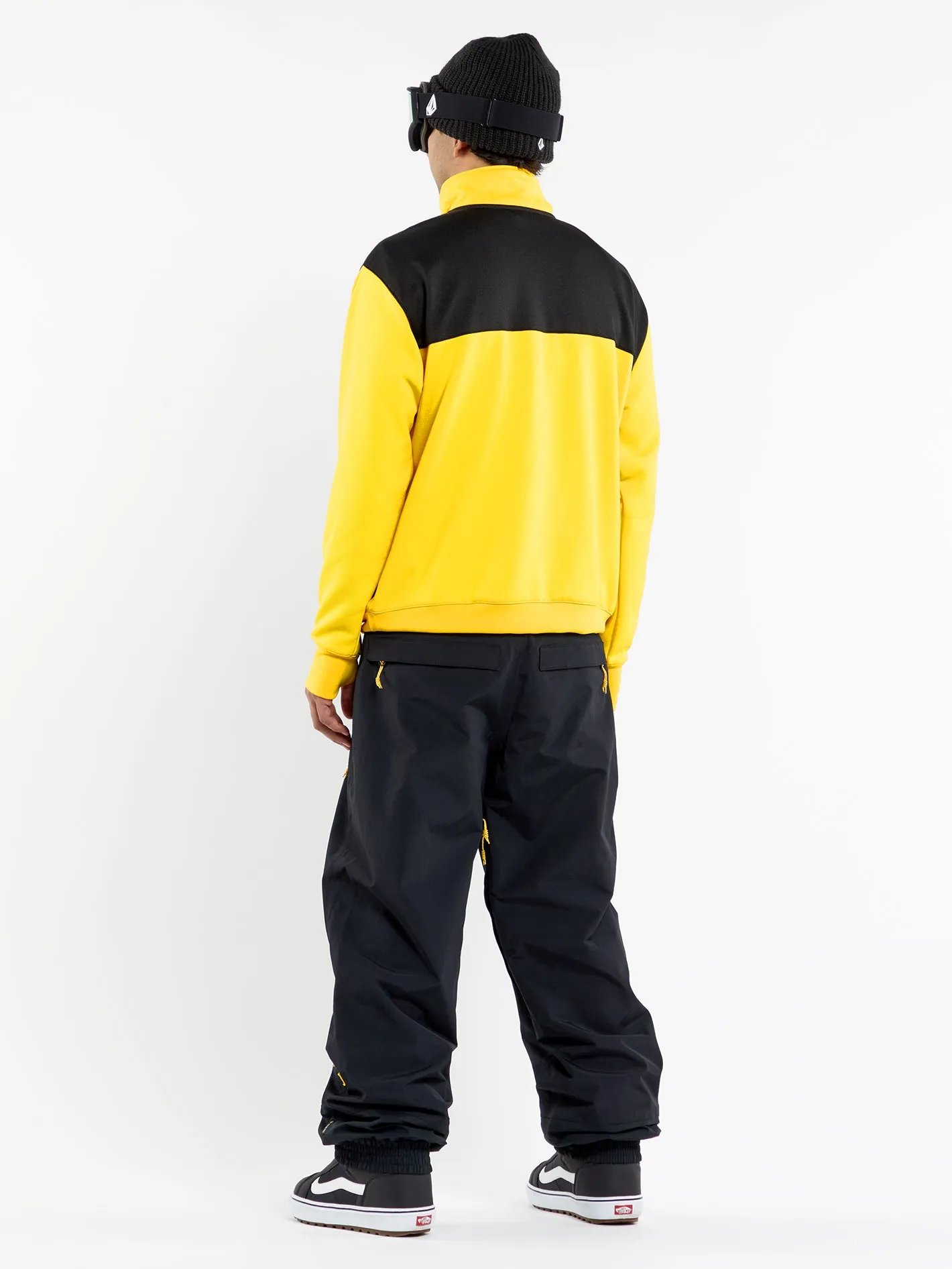 Mens She 2 Pullover Fleece - Bright Yellow