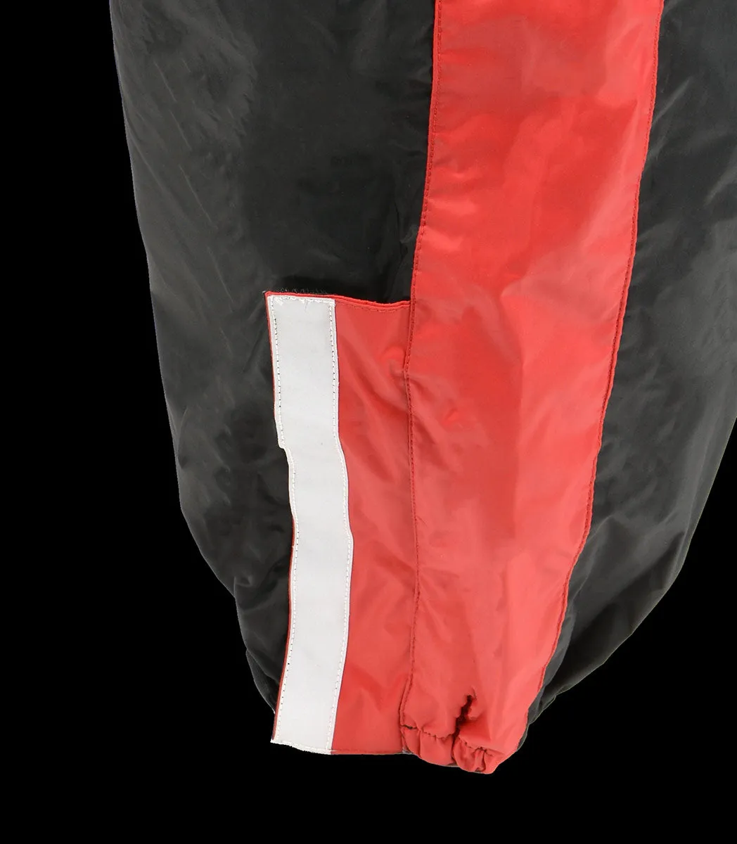 NexGen Ladies XS5001 Black and Red Water Proof Rain Suit with