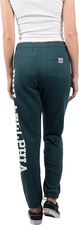 NFL Official Women's Super Soft Fleece Jogger Sweatpants|Philadelphia Eagles