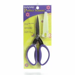 Perfect Scissors Karen Kay Buckley 7 1/2 inch Large Purple # KKBPSL