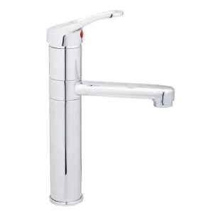 Ram Waratah Basin Mixer 125mm/145mm Swivel Spout CP