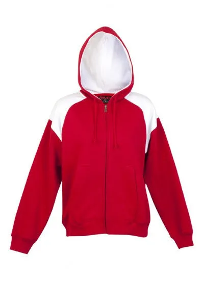 Ramo Ladies/Juniors Shoulder Contrast ZIP Hoodie (FZ33UN)