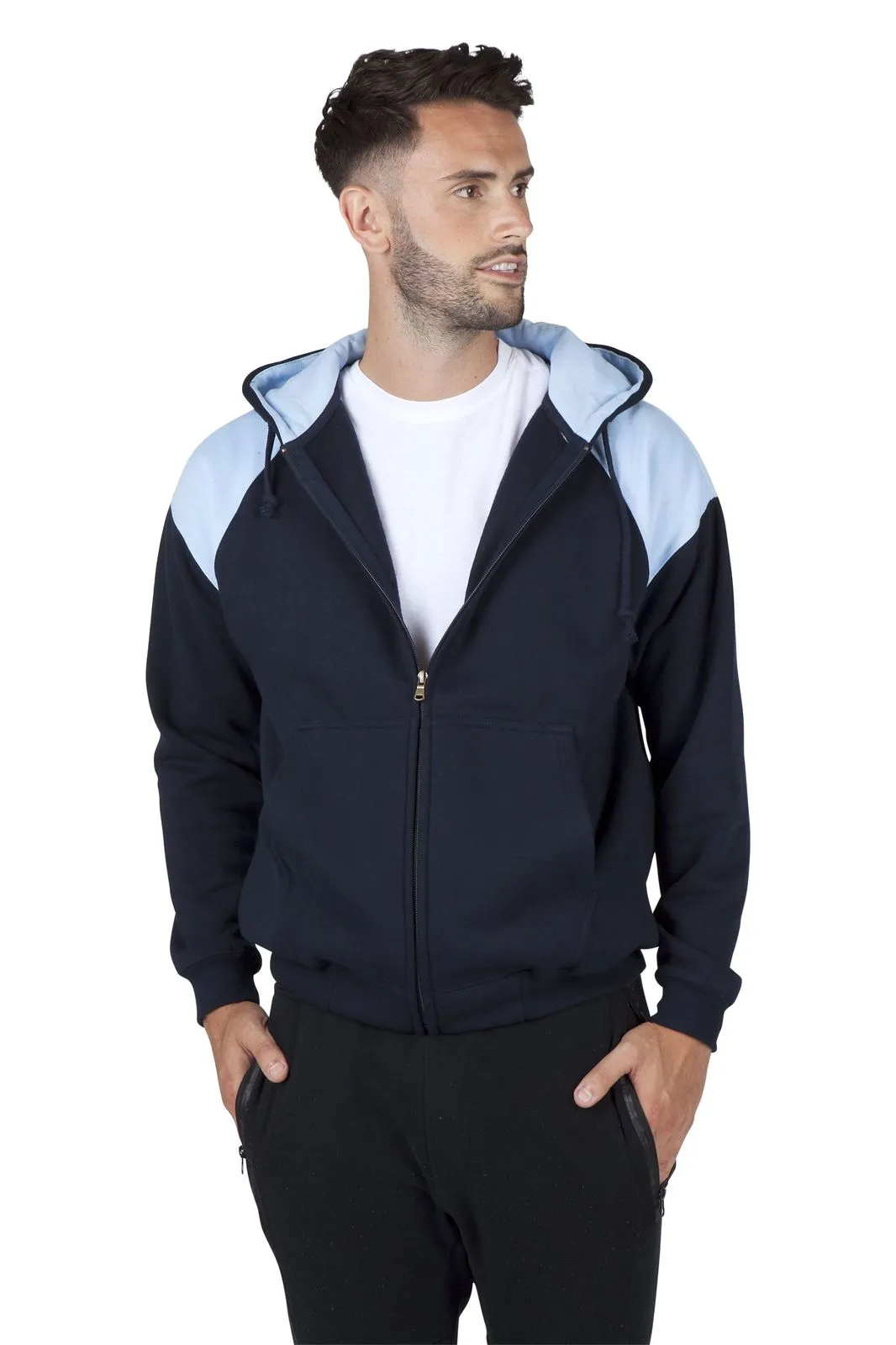 Ramo Mens Shoulder Contrast Hoodie (F303HZ)