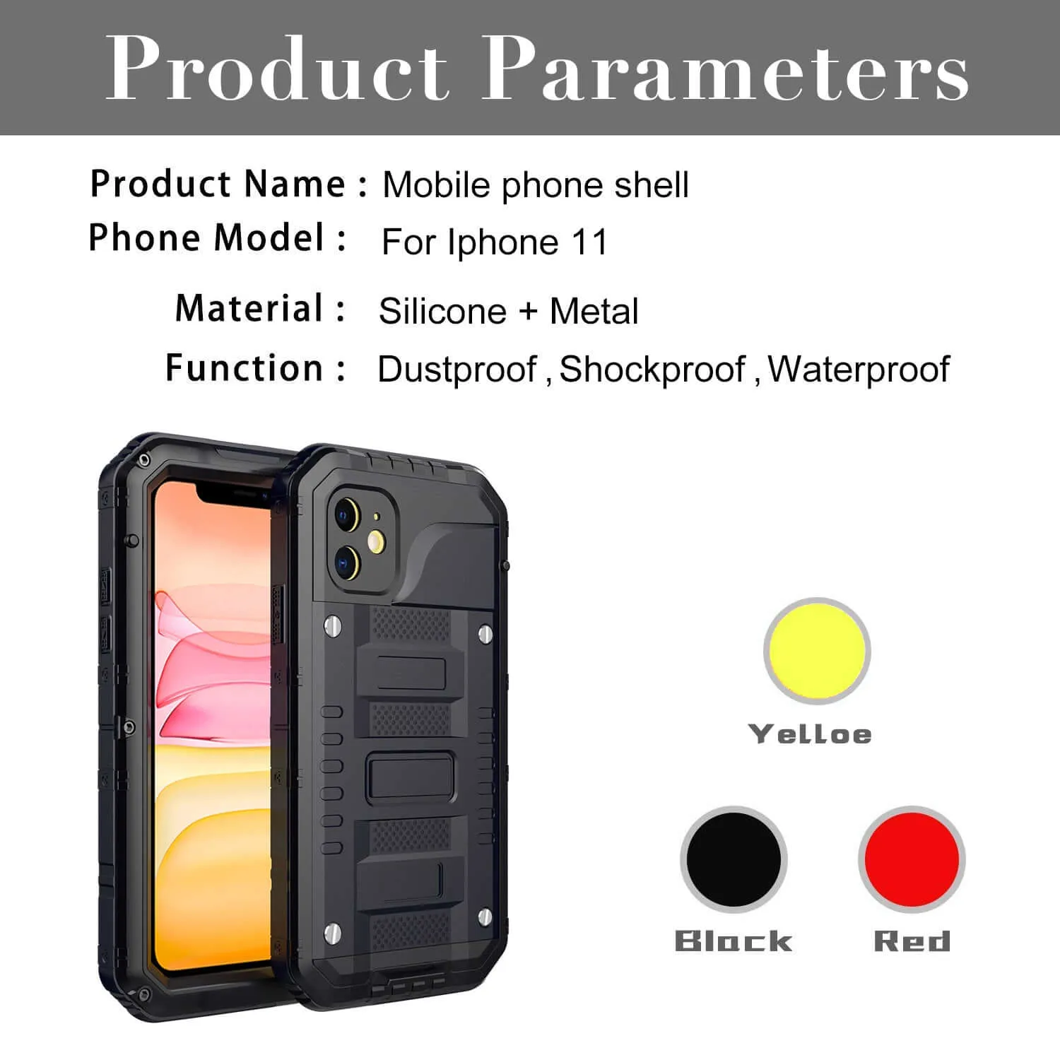 Rugged Metal Worksite iPhone Case Cover for Tradespeople