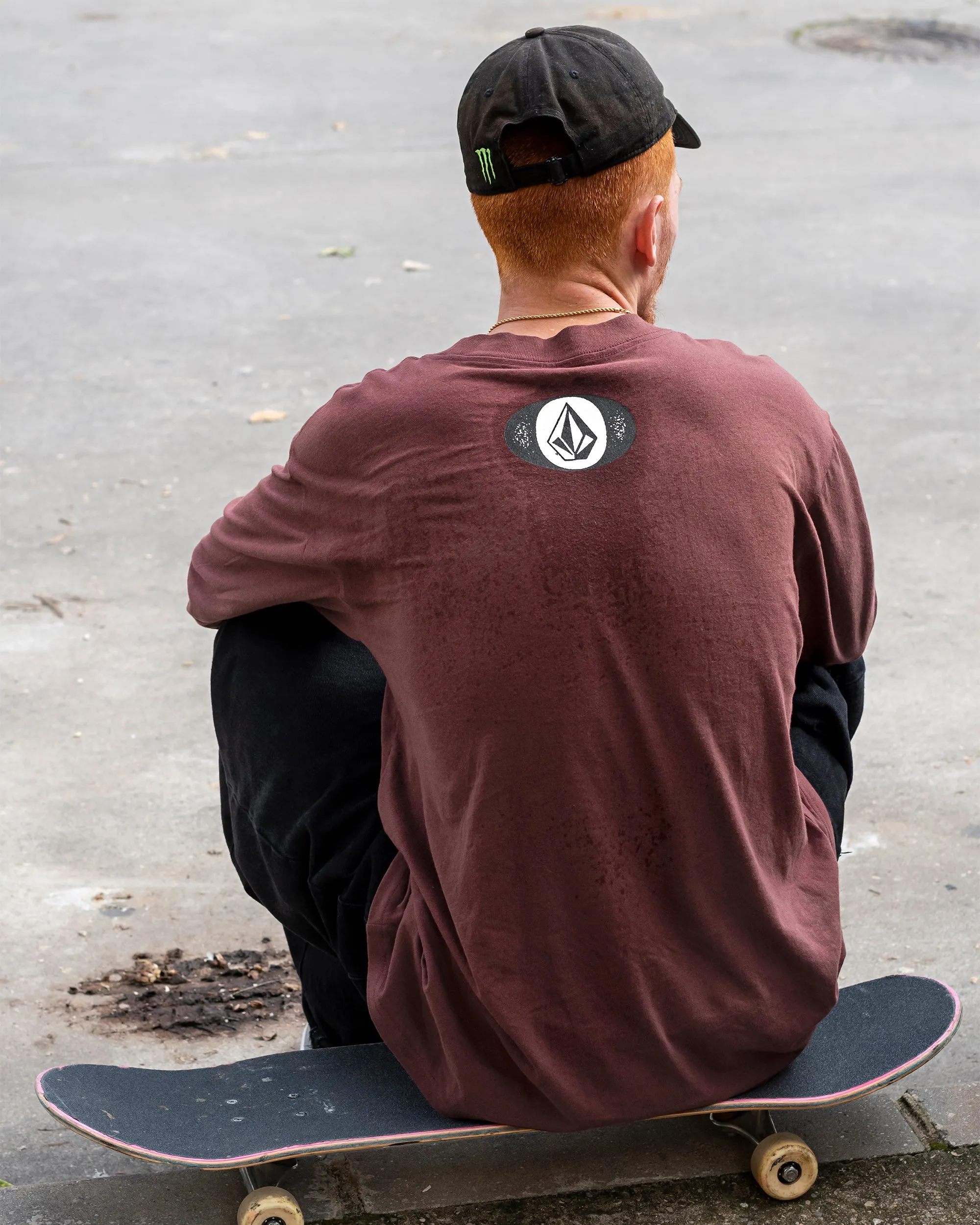 Skate Vitals Remy Long Sleeve Tee 2 - Merlot