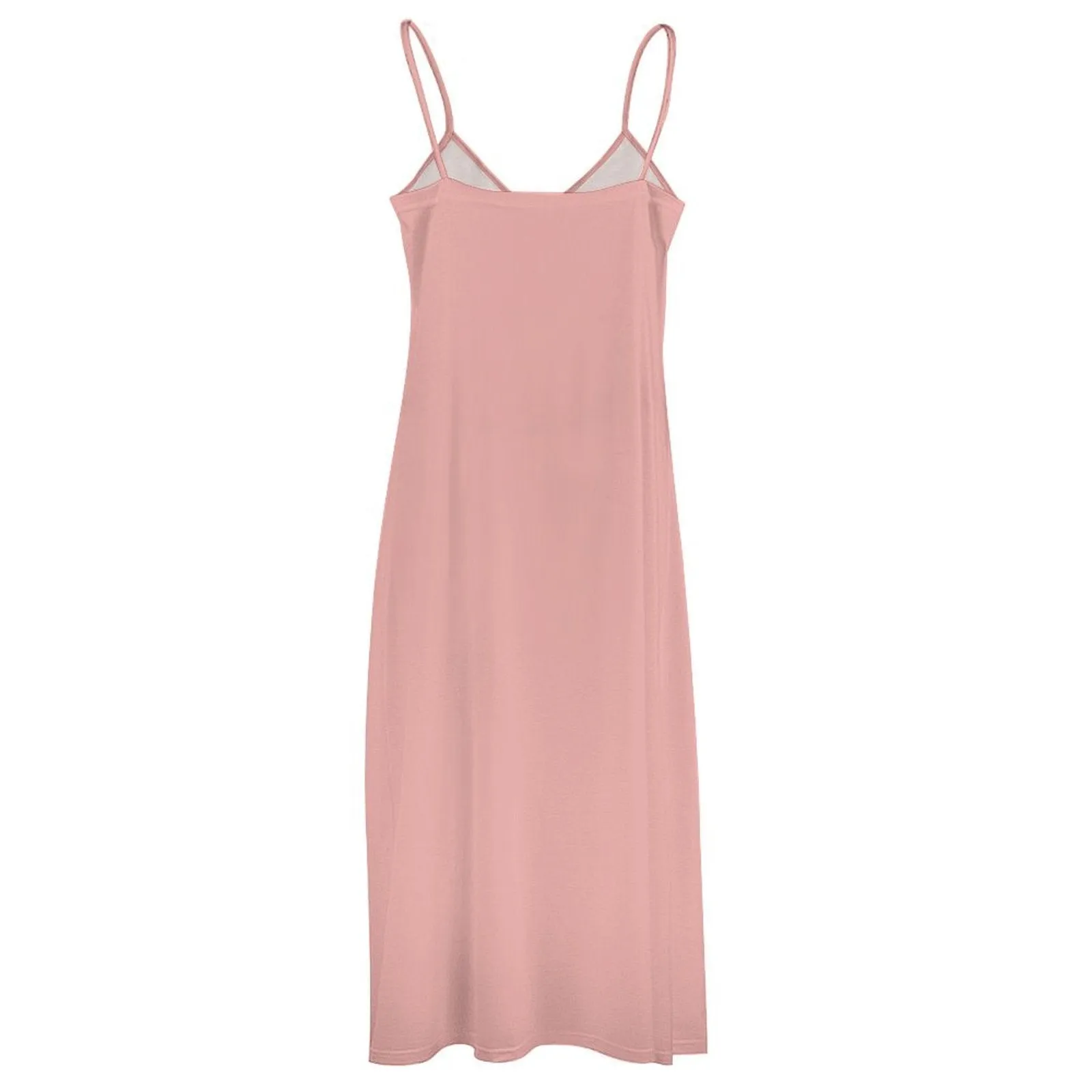 Spaghetti Strap Ankle-Length Dress Long dress Mandys's Pink