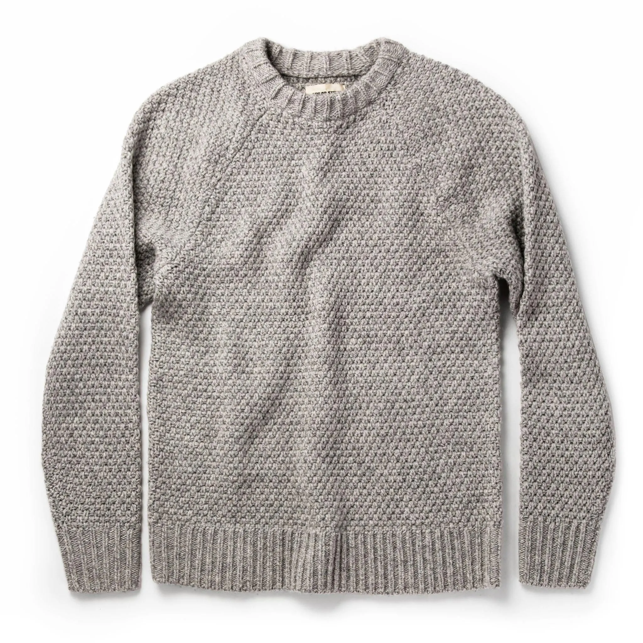 The Fisherman Sweater in Heather Ash