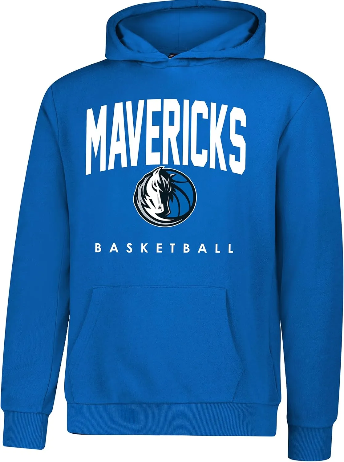 Ultra Game NBA Official Youth Super Soft Teamster Hoodie Sweatshirt, Dallas Mavericks, Team Color|Dallas Mavericks